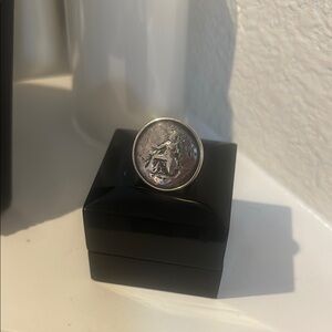 Silver Coin Ring